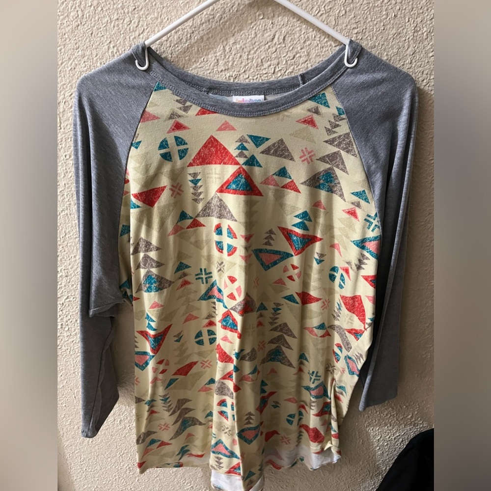 LulaRoe 3/4 sleeve top